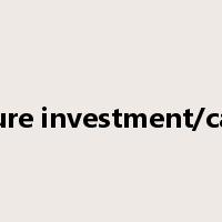 venture investment/capital是什么意思