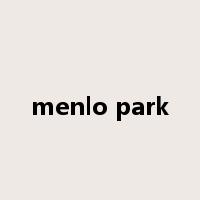 menlo park是什么意思