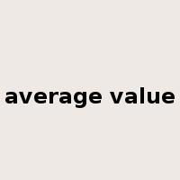 average value是什么意思