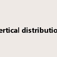vertical distribution是什么意思