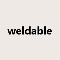 weldable是什么意思