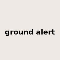 ground alert是什么意思