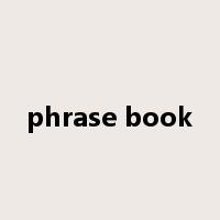 phrase book是什么意思