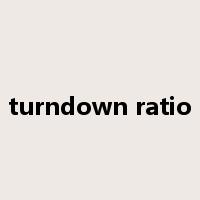 turndown ratio是什么意思