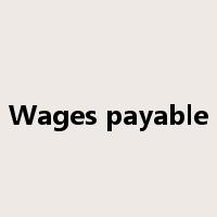 Wages payable是什么意思