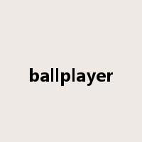 ballplayer是什么意思