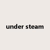 under steam是什么意思