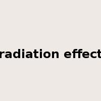 radiation effect是什么意思