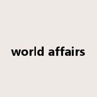 world affairs是什么意思