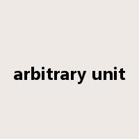 arbitrary unit是什么意思