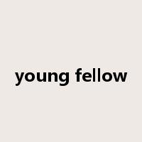 young fellow是什么意思