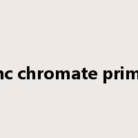 zinc chromate primer是什么意思
