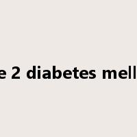 type 2 diabetes mellitus是什么意思