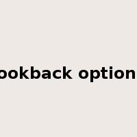 lookback options是什么意思