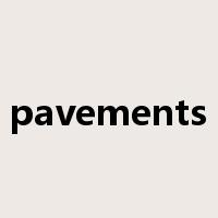 pavements是什么意思