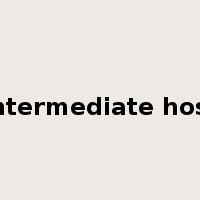 intermediate host是什么意思