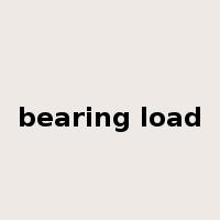bearing load是什么意思