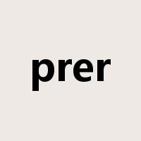 prer是什么意思