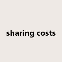 sharing costs是什么意思