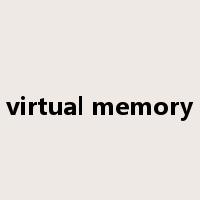 virtual memory是什么意思