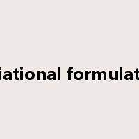 variational formulation是什么意思