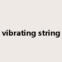 vibrating string是什么意思