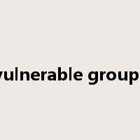 vulnerable groups是什么意思