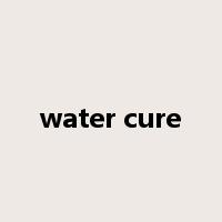 water cure是什么意思