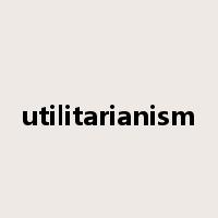 utilitarianism是什么意思