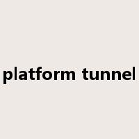 platform tunnel是什么意思