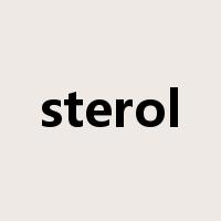 sterol是什么意思
