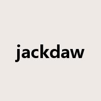 jackdaw是什么意思