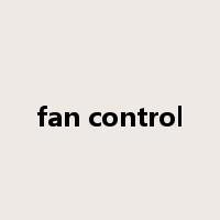 fan control是什么意思
