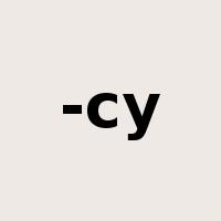 -cy是什么意思