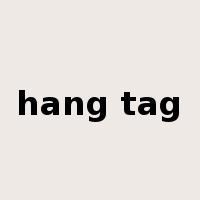 hang tag是什么意思