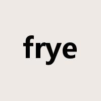 frye是什么意思