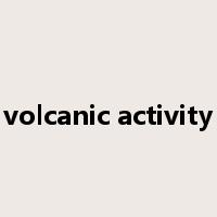 volcanic activity是什么意思