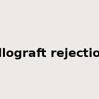 allograft rejection是什么意思
