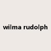 wilma rudolph是什么意思