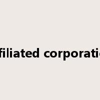 affiliated corporation是什么意思