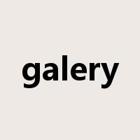 galery是什么意思