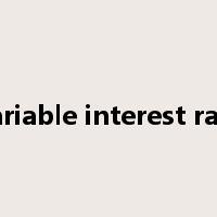 variable interest rate是什么意思