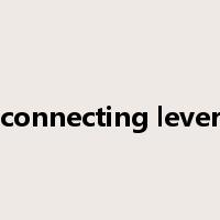 connecting lever是什么意思
