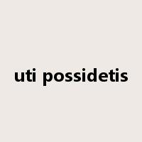 uti possidetis是什么意思