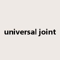 universal joint是什么意思