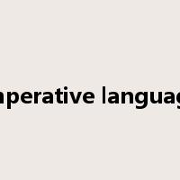 imperative language是什么意思