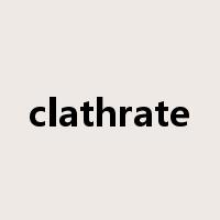 clathrate是什么意思