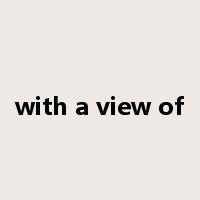with a view of是什么意思