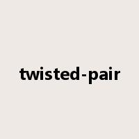 twisted-pair是什么意思