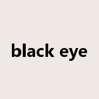 black eye是什么意思